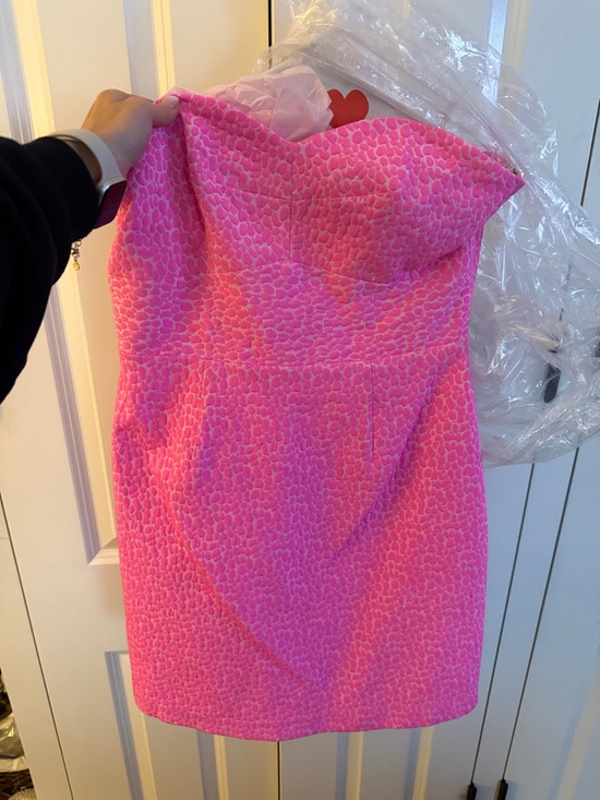 Hutch Dresses & Skirts - Hutch Strapless Pink Textured Cocktail Dress